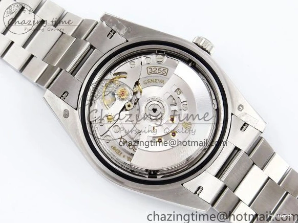 904L VR3255 DayDate SS President Green on Steel (Gain 40 Arabic Dial Weight) JDF Bracelet V3 0304